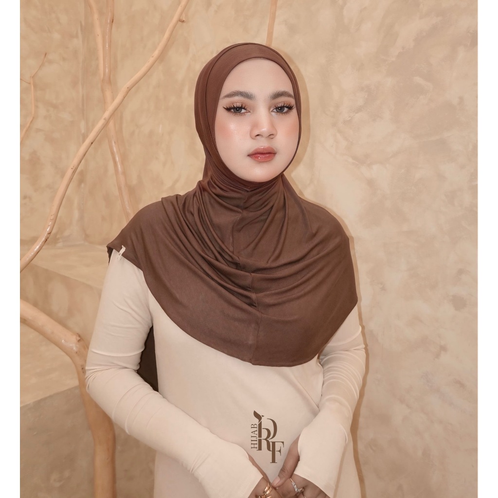 Bergo Janna warna Chocolate