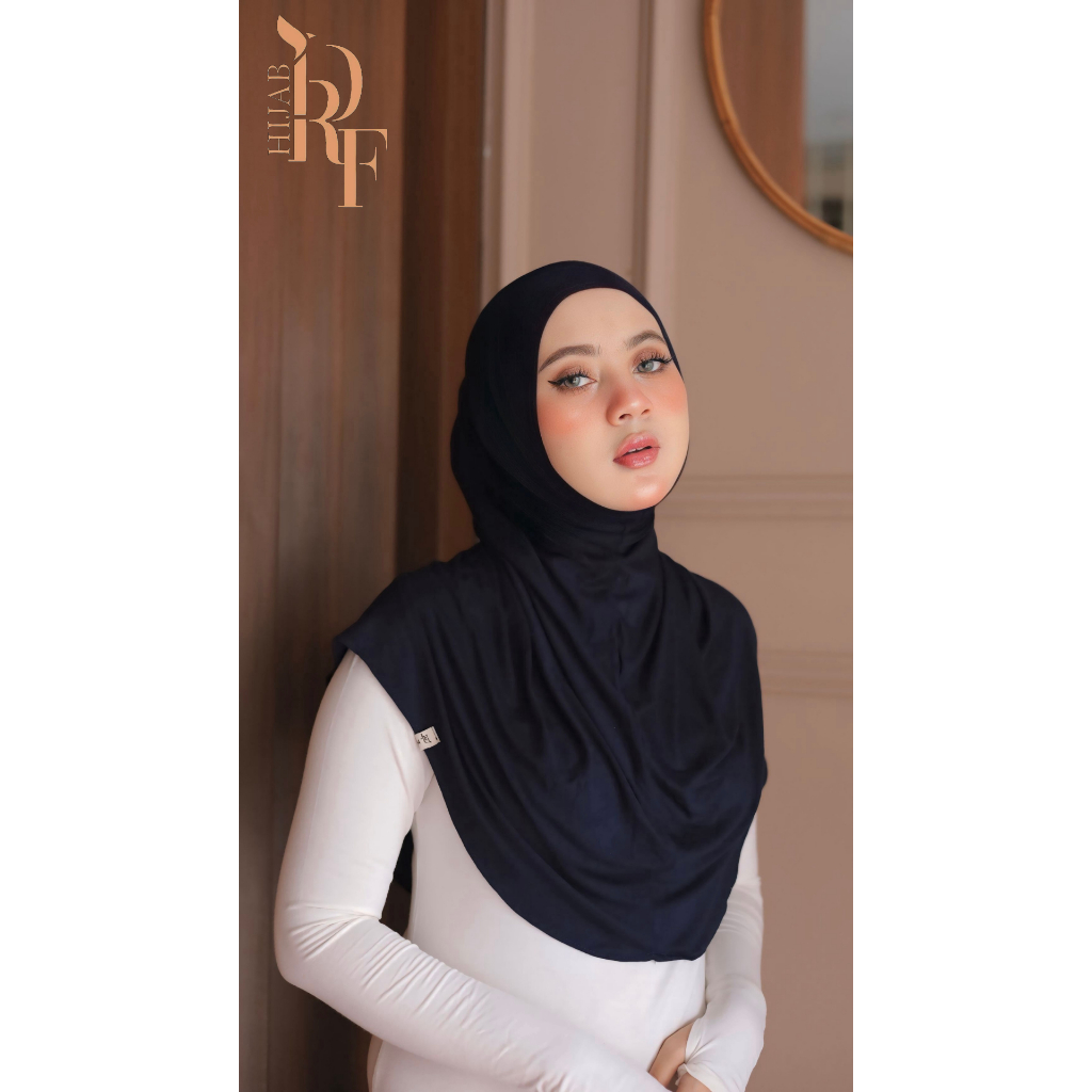 Bergo Janna warna Deep Navy