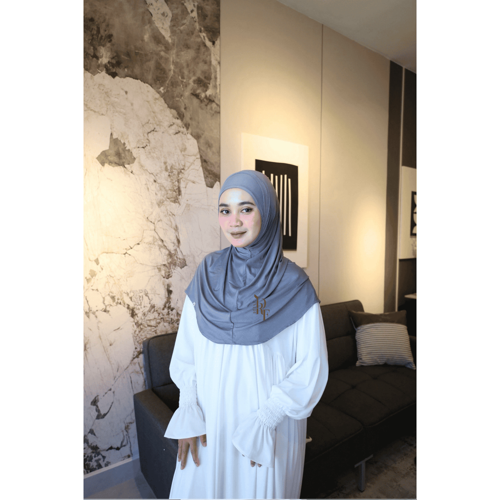 Bergo Janna warna Grey