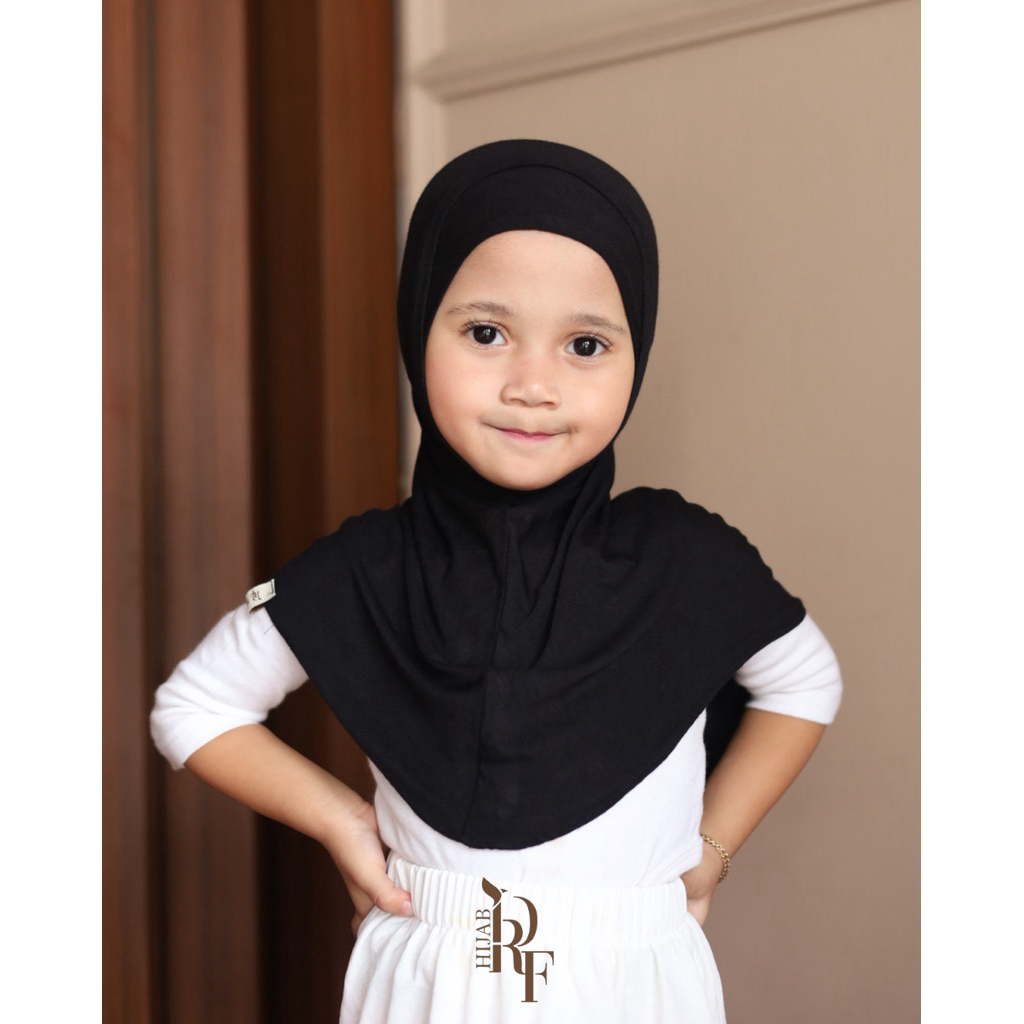 Bergo Janna Kids warna Black