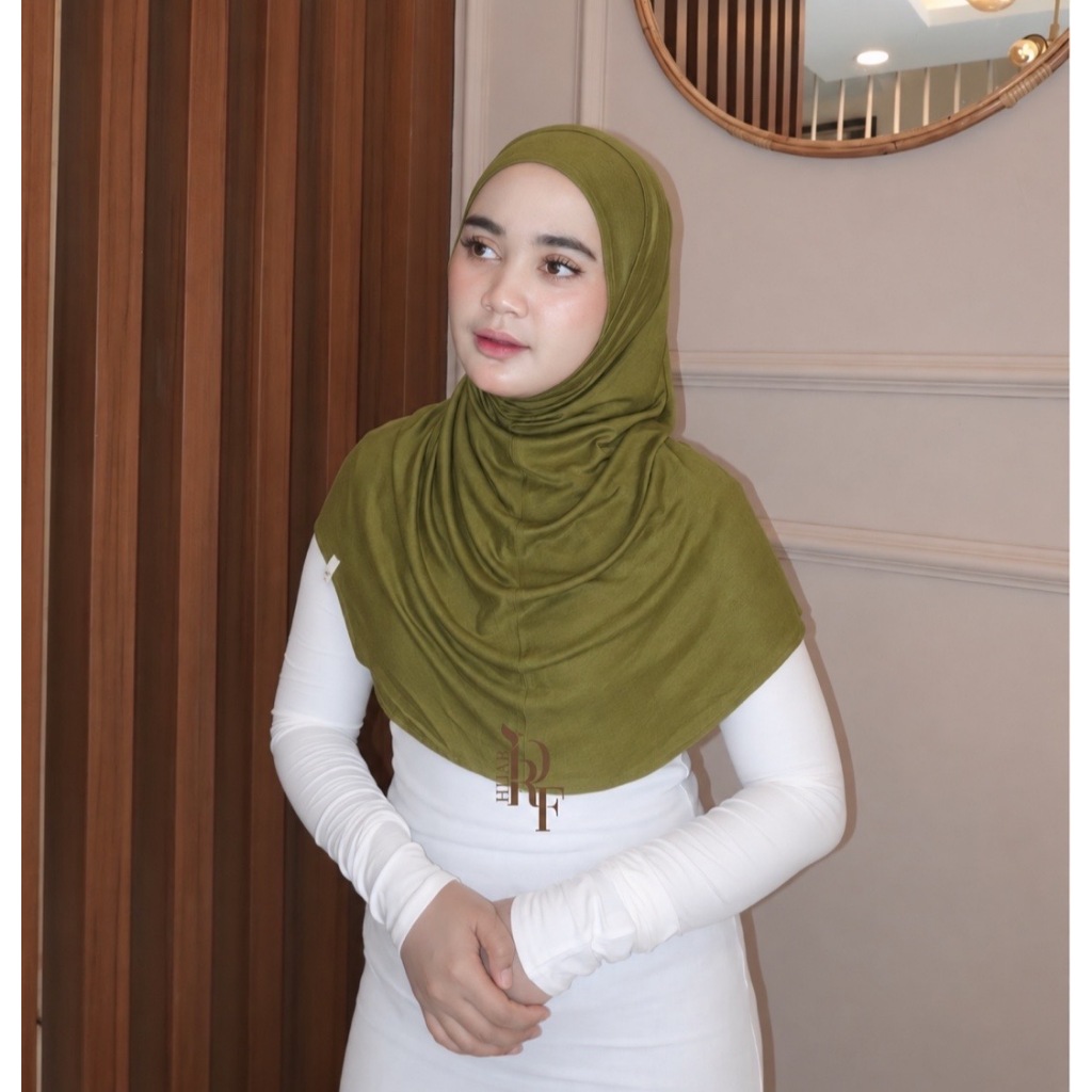 Bergo Janna warna Olive