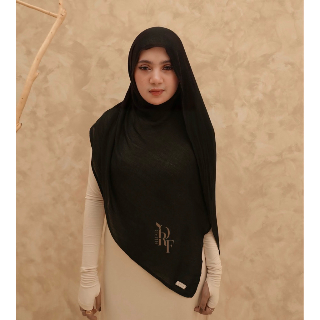Foto referensi galeri Pashmina Viscose DRF, warna Black perlu konfirmasi