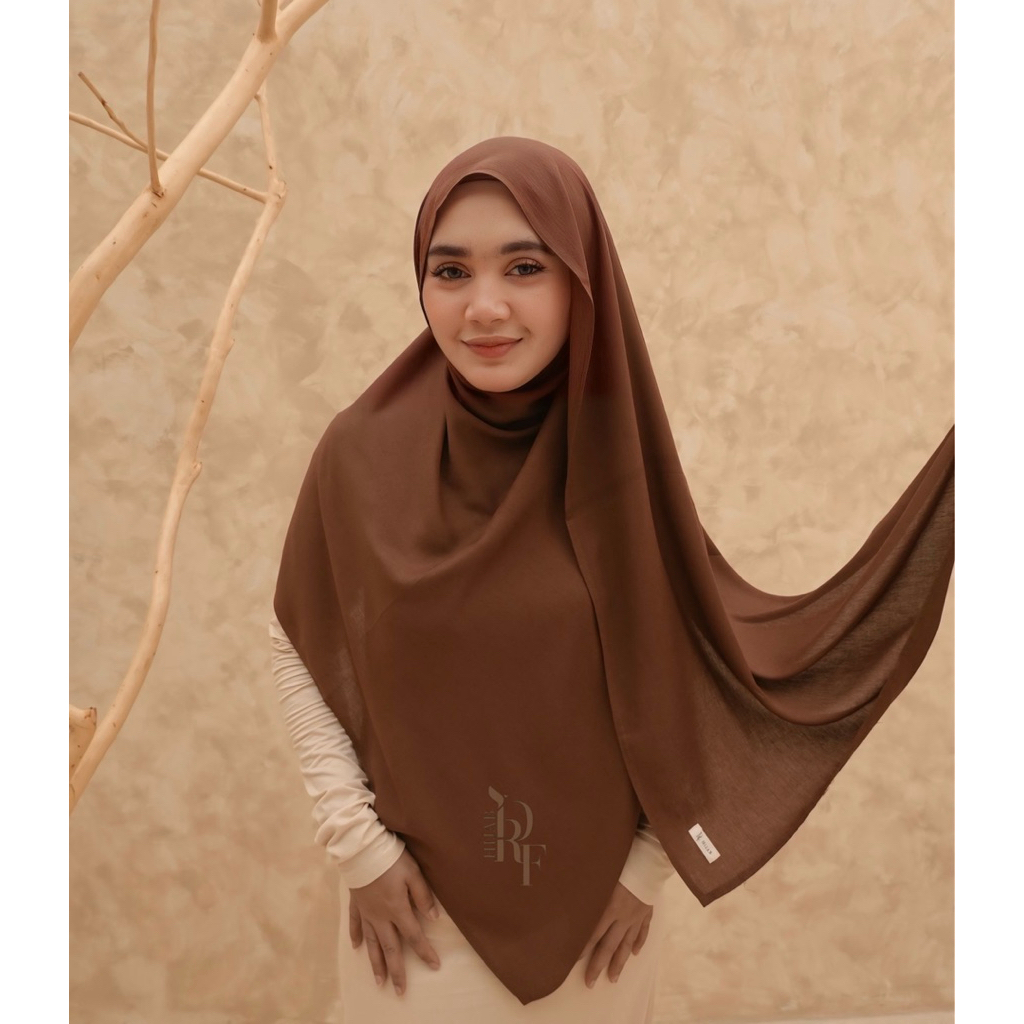 Koleksi Pashmina Viscose DRF warna Coffe